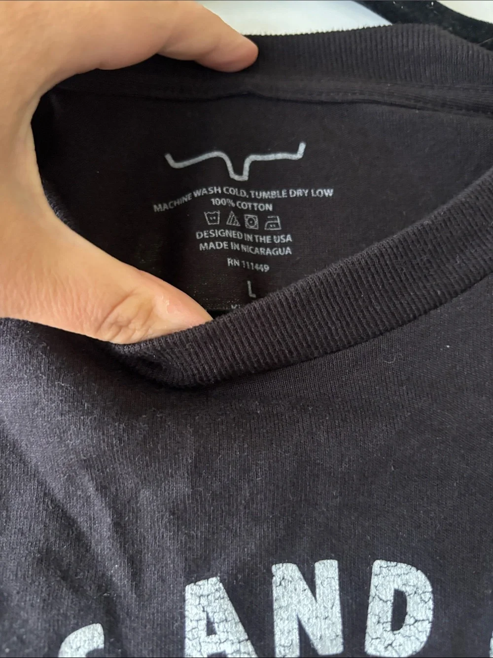 Kimes Ranch Black Short Sleeve Tee - Picture 2 of 2